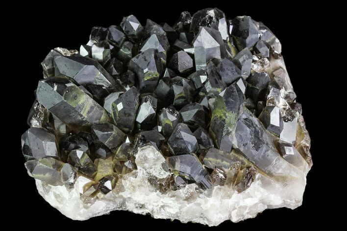 Dark Smoky Quartz Crystal Cluster - Brazil #108316